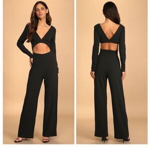 Lulu's Black Cutout Jumpsuit